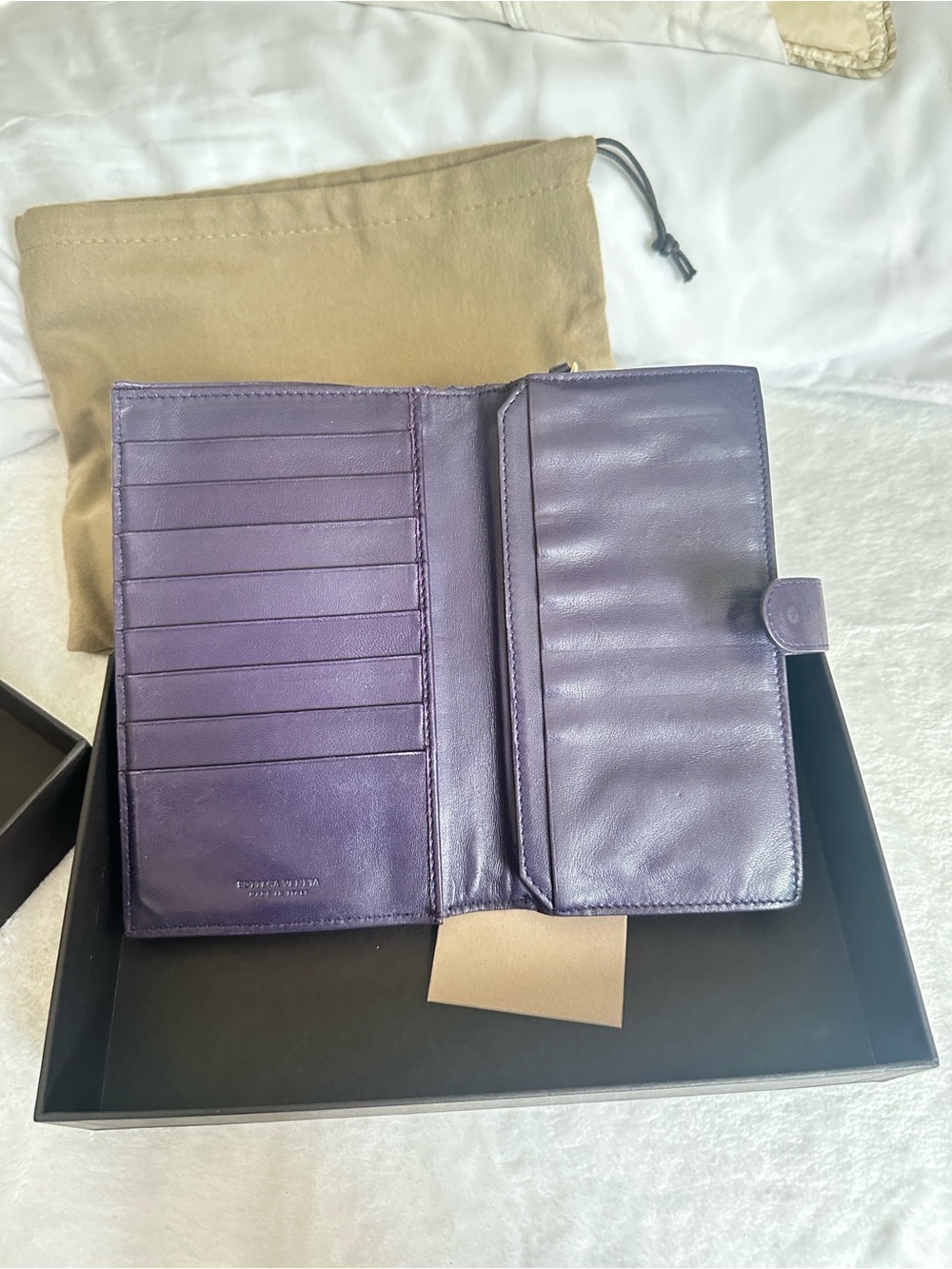 Bottega Veneta Purple wallet - Picture 4 of 10